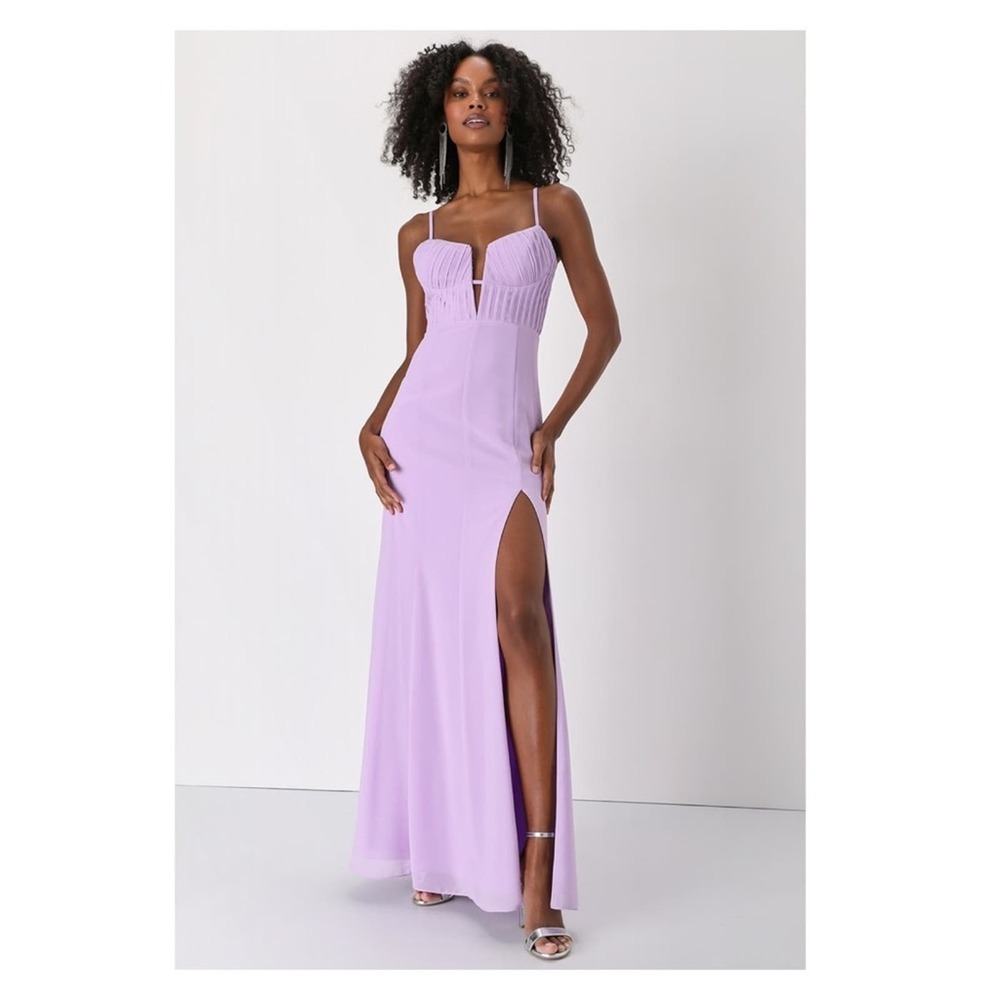 NWT Lulu's Lavender  Dress Prom gown